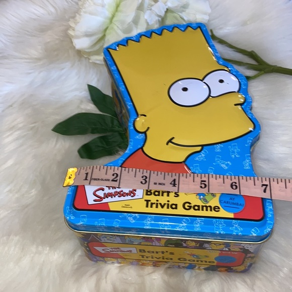 The Simpsons Bart's Trivia Game Collectible Bart Simpson Tin - Picture 14 of 15